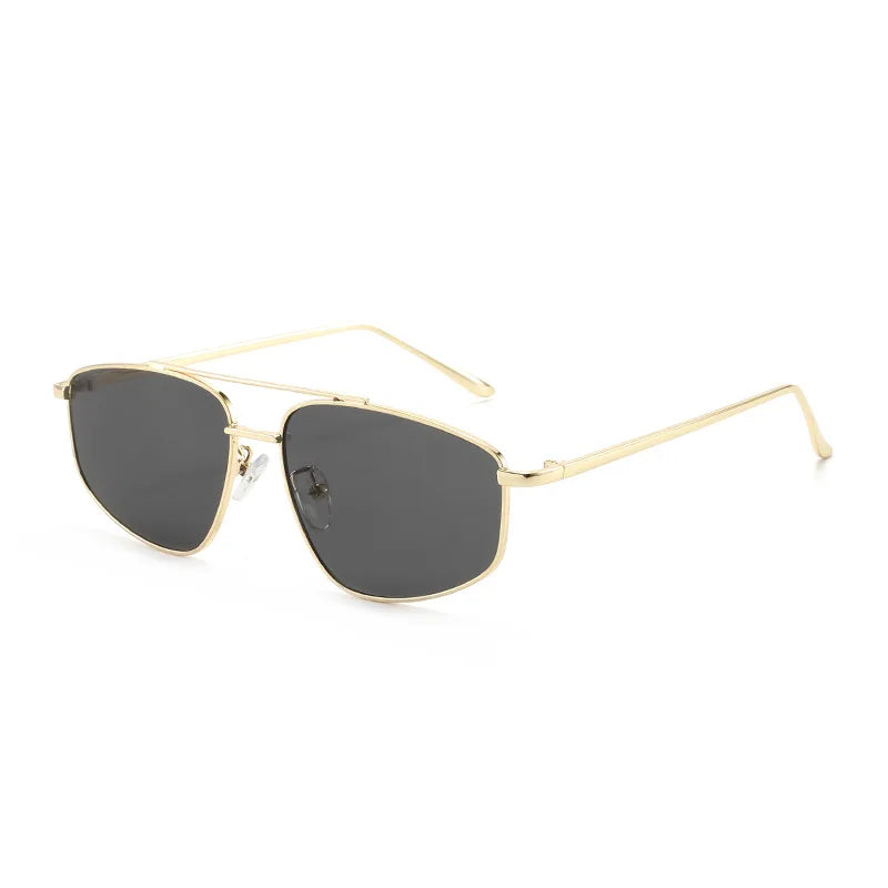 JNPCXI New Retro Pilot Women Sunglasses Classics Metal Double Bridge Shades Sun Glasses Female Eyewear Trendy Glasses Oculos