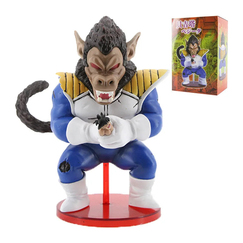 40CM Dragon Ball Great Ape Vegeta Figure Ozaru Golden Broly Ape Gorilla Action Figures Collection Model Toys for Children Gifts