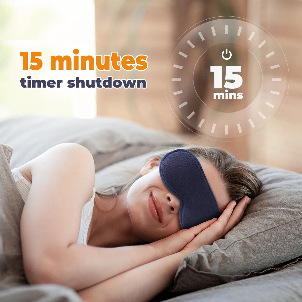 Heated Eye Mask,USB Eye Mask for Dry Eyes with Constant Heating Temperature, Warm Compress Heating Pad for Sleep Dark Circles