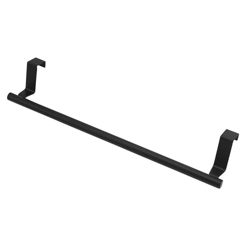 1pc Stainless Steel Towel Rack Bathroom Towel Holder Stand Kitchen Cabinet Door Hanging Organizer Shelf Wall Mounted Towel Bar