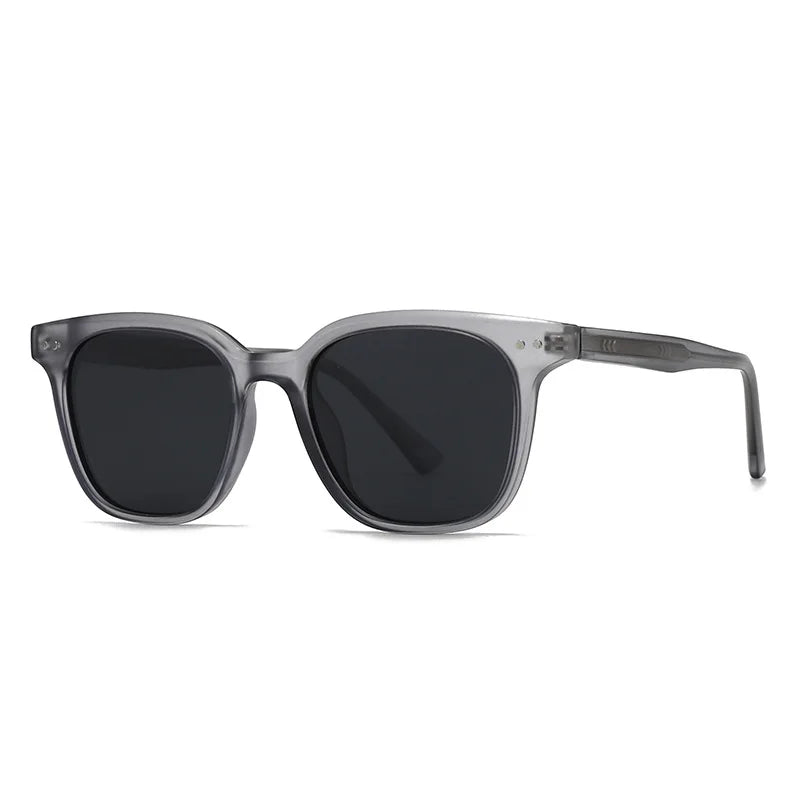 JNPCXI New Polarized Fashion Square Sunglasses Women Shades UV400 Retro Rivets Men Trending Sun Glasses Shades UV400