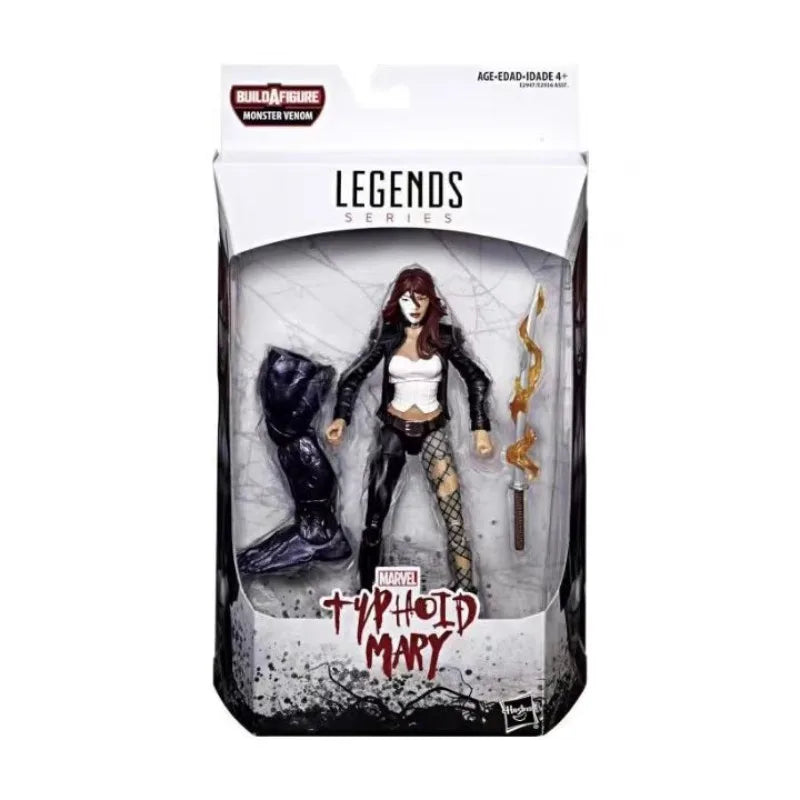 Original Hasbro Marvel Legends Series MARVEL'S TYPHOID MARY Anime Figure Toy Collection Model