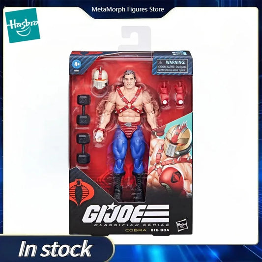 Original Hasbro G.I. Joe Classified Series 114 COBRA Big Boa Action Figure Collection Model Toys