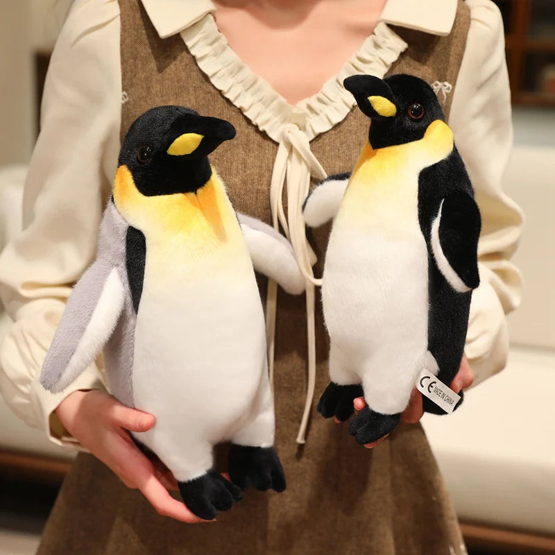Cute  Chubby Polar Penguin Plush Toy Stuffed Fullfil Soft Real Life Animal Doll Home Decoration Birthday Gifts Emperor Penguin