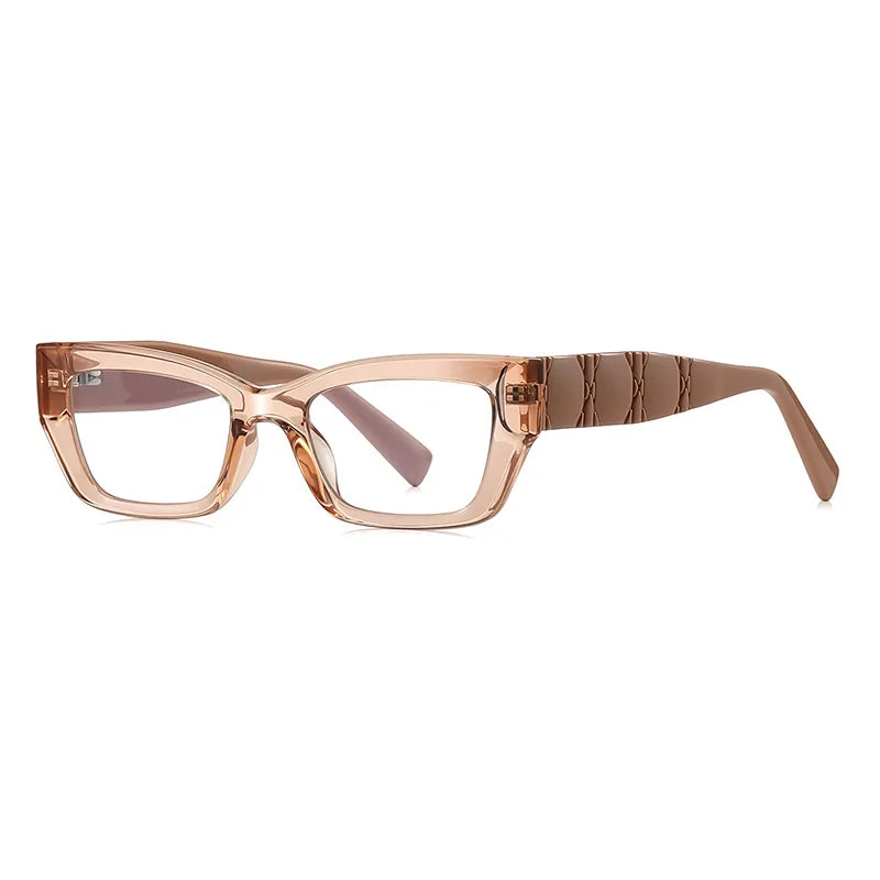 JNPCXI TR90 Butterfly Simple Design Women Anti-Blue Light Reading Eyeglasses Myopia Prescritption Computer Eyewear