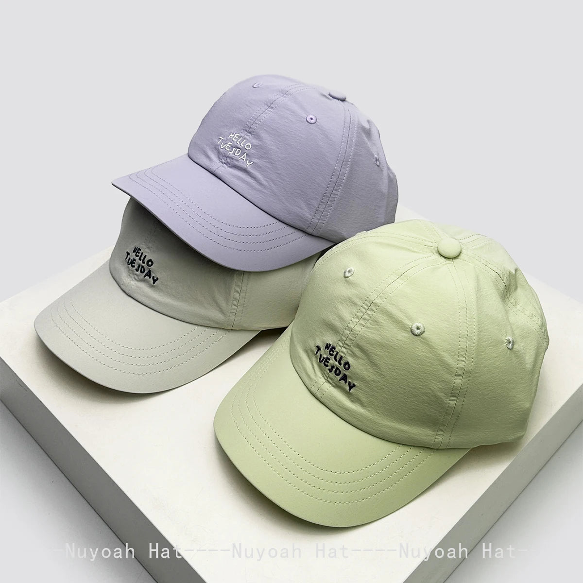 New Men Women Quick-dry Simple Embroidered Letters Baseball Hats Sunshade Elastic Versatile Travel Peaked Caps Fashion Casual