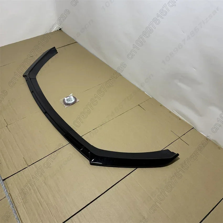 For Seat Leon 3 MK3 MK3.5 5F TDI TSI ST SC 2012-2019 Front Bumper Spoiler Diffuser Lip Lower Splitter Guard Body Kit Gloss Black