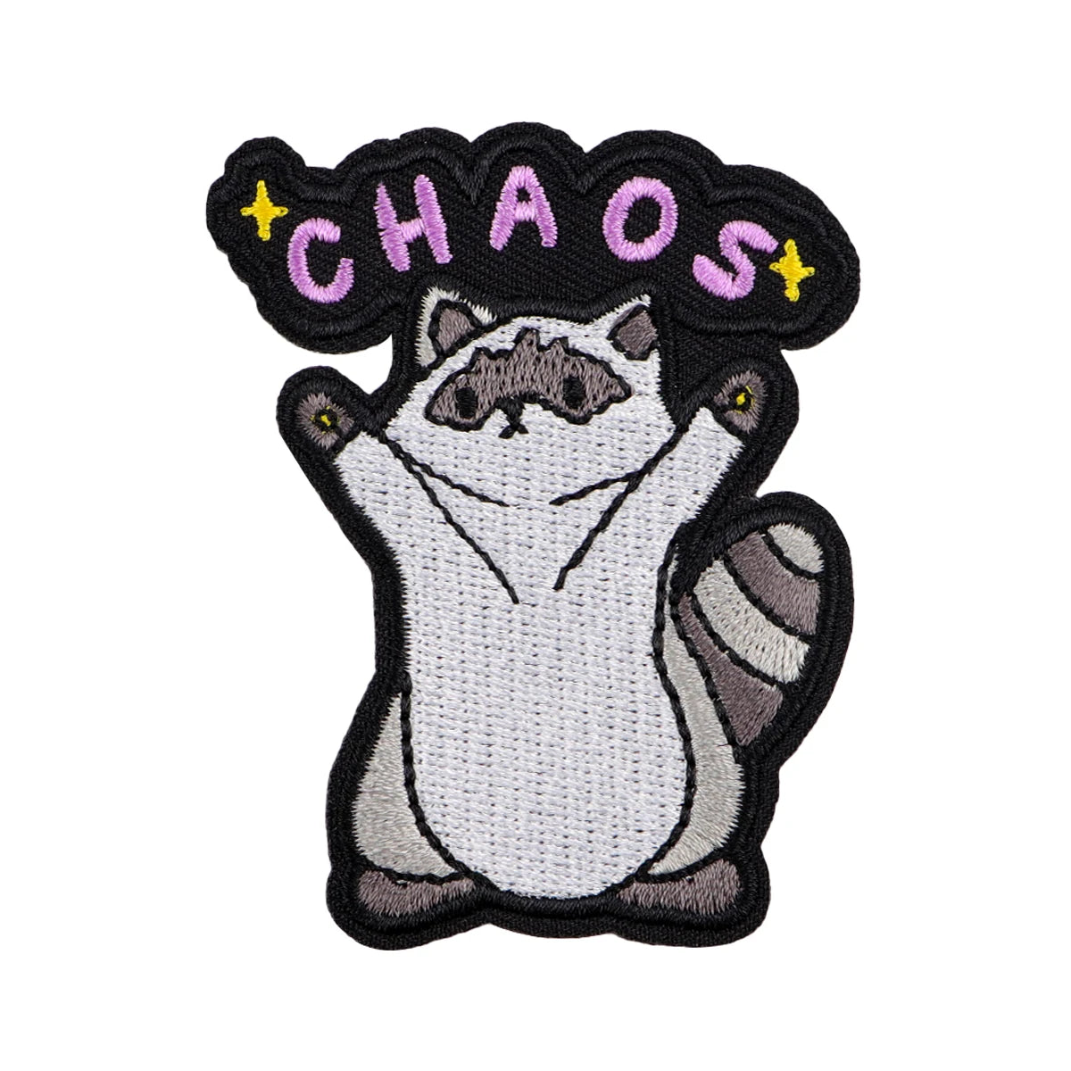 Cute Raccoon Embroidery Patch Cartoon Iron On Patches For Clothing Thermoadhesive Patches On Clothes DIY Sew Badges