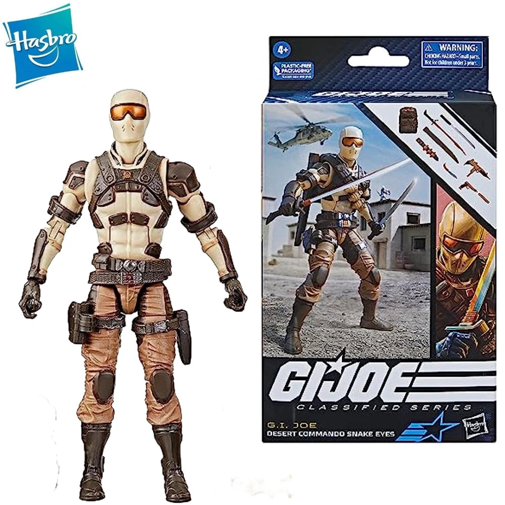 GI JOE Classified Series 92 Desert Commando Snake Eyes Action Figure Model