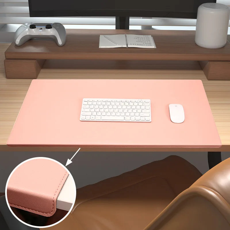 Folding Elbow Guard Wrist Guard PU Office Desk Mat Big Mouse Pad Laptop Computer Desk Pad Gaming Mousepad Table Mat Cushion