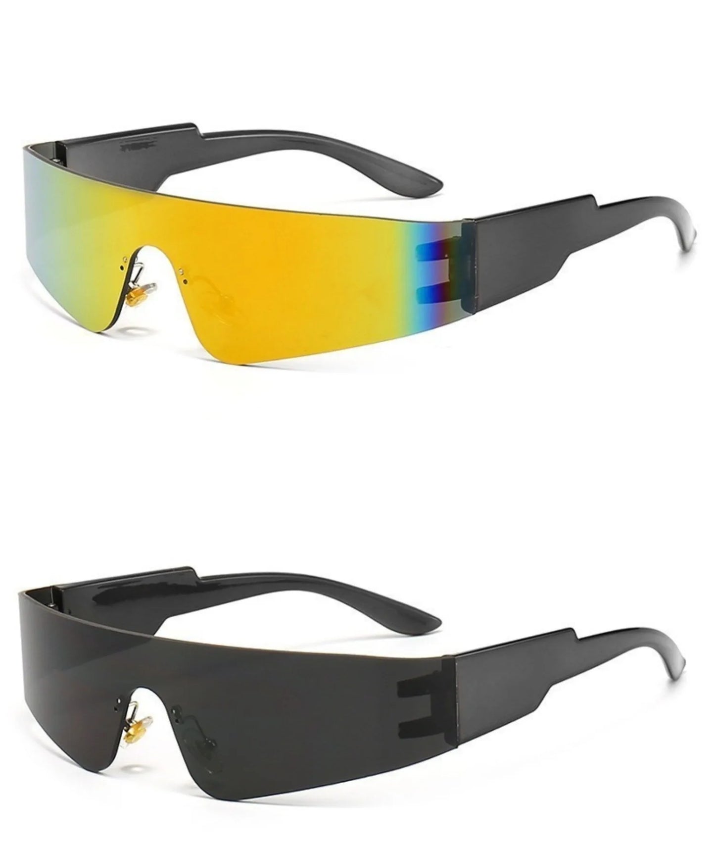 Y2K Sunglasses Eyewear Steampunk Sports Punk Goggles Fashionable  Future Style