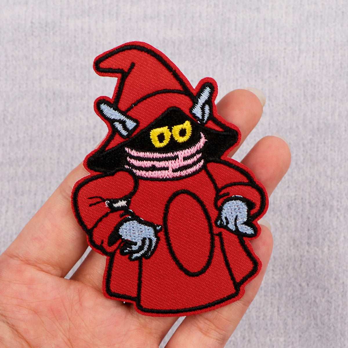Cartoon Witch Patches For Clothing Anime Patches Appliques Iron on Badges Clothes Stickers DIY Sewing Embroideriy Stripes