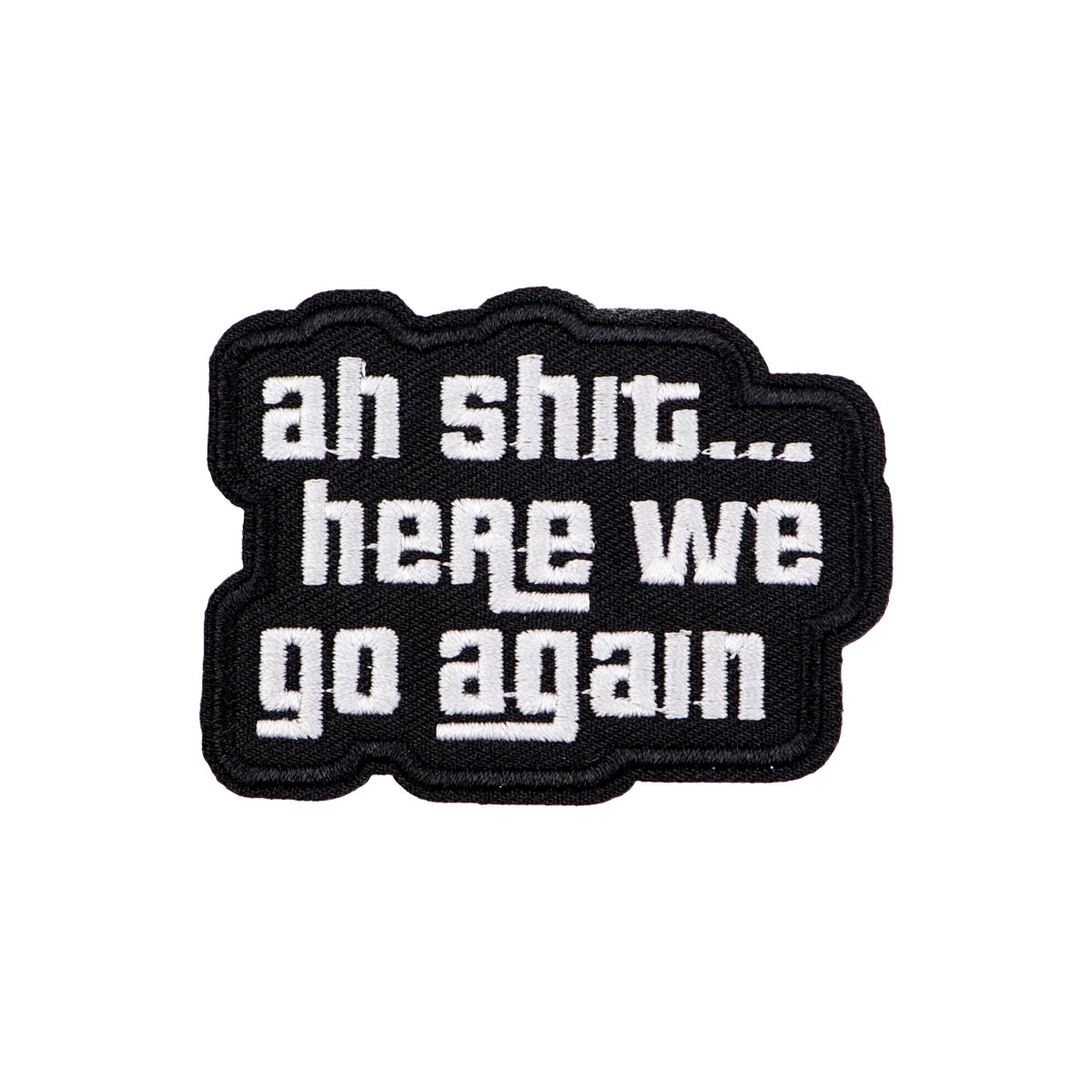 Quotes Iron On Patch Clothes Patch For Clothing Black Embroidered Patch Garment Apparel Accessories Sewing Stickers
