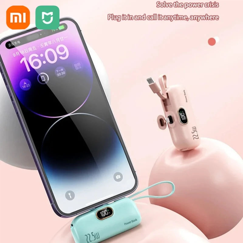 Xiaomi Mini Convenient Mobile Power Bank 30000mah Fast Charging Iphone/Android B