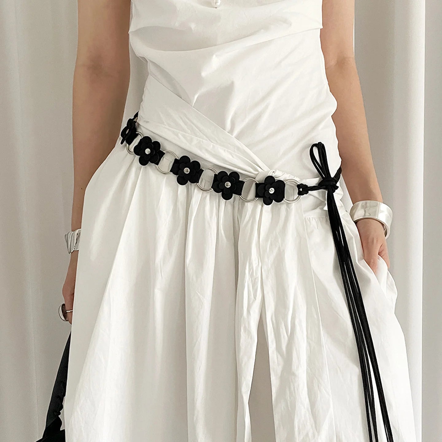 Bohème Ethnic Floral Waist Belt For Women High-End Dress With Jeans Waist Rope
