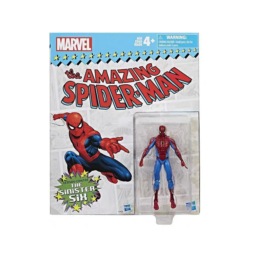 Original Hasbro Marvel The Amazing Spider-man DOCTOR OCTOPUS/SANDMAN/VULTURE/KRAVEN/ ELECTRO/ MYSTERIO/Spider-man Anime Figure