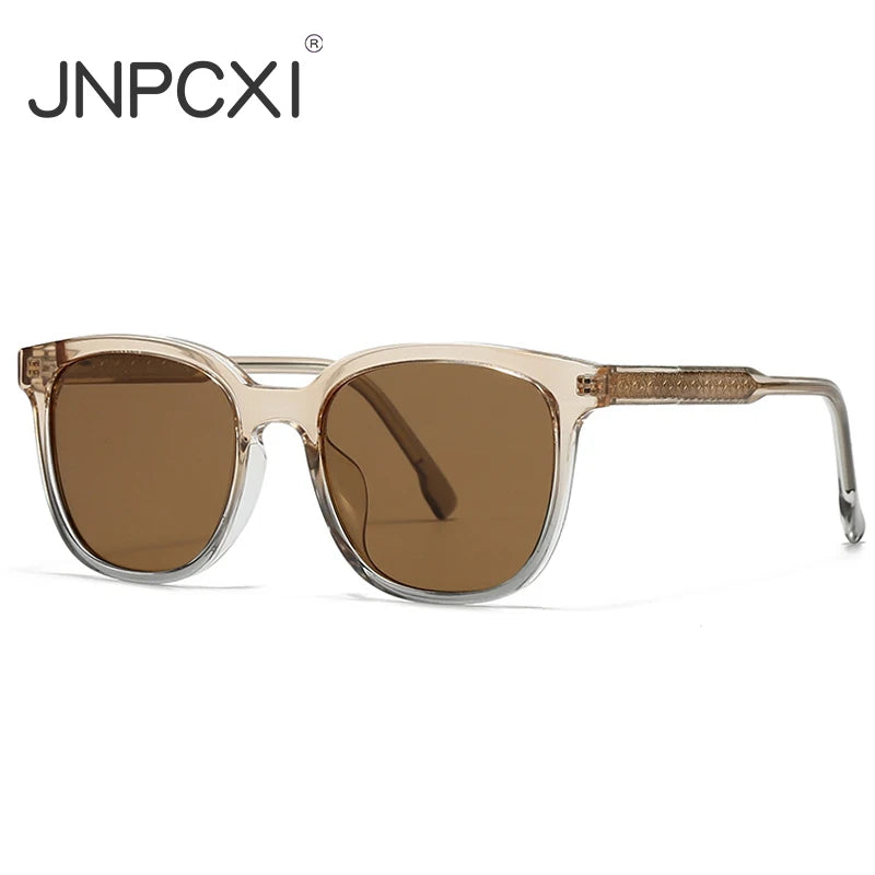 JNPCXI New Vintage Rectangle Sunglasses Women Square Oversized Sun Glasses Female Designer Retro UV400 Shades Fashion Eyewear