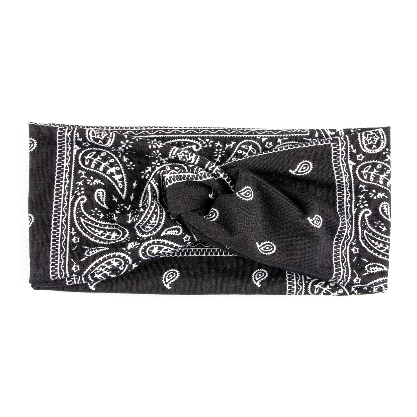 The Paisley Cashew flowers hair bands Pilates Elastic Yoga Headband fitness Running Cycling Sweatband Turban Makeup Hair Hoop Makeup