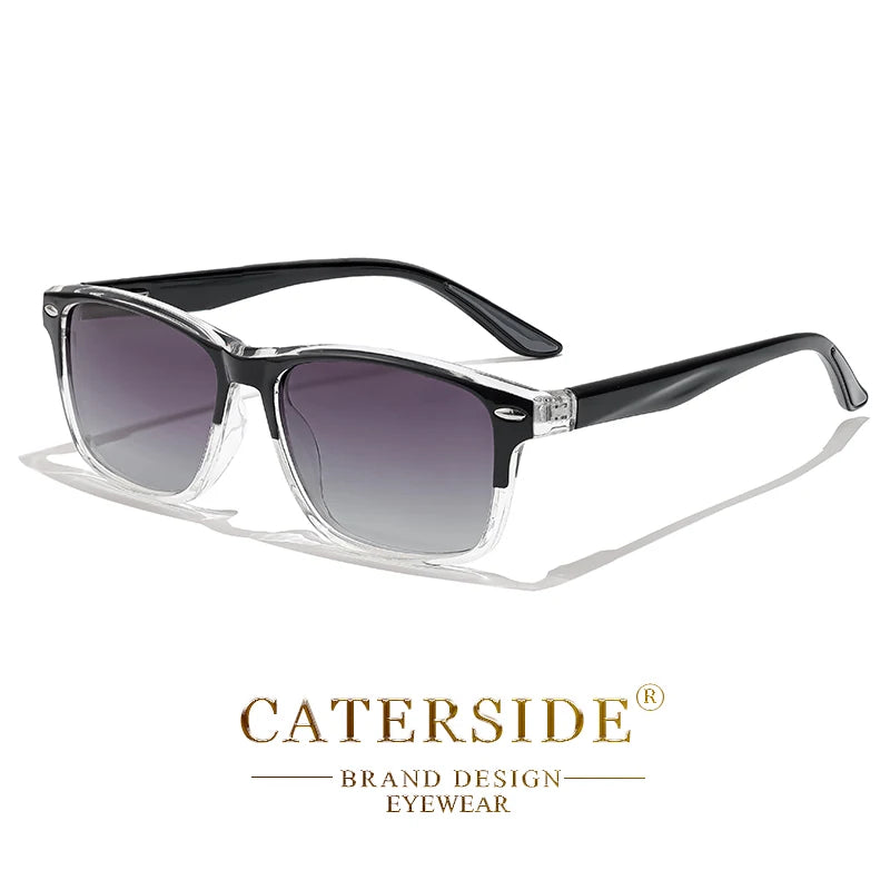 CATERSIDE TR90 Polarized Sunglasses Men Square Ultralight Fashion Sun Glasses Women's Brand Driving Party Sports Glasses Gift