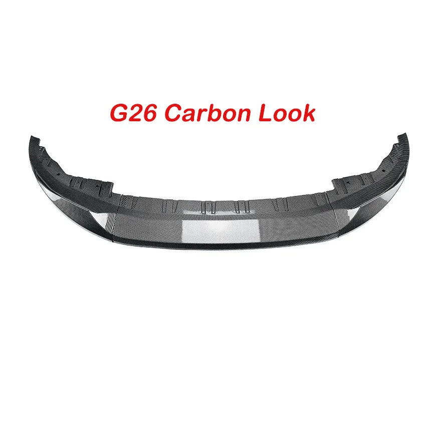 For BMW 4 Series G22 G26 420i 430i I4 M50 M Sport 2020-2025 Car Front Bumper Spoiler Lip Diffuser Splitter Body Kit Gloss Black