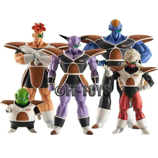 Anime Dragon Ball Z Ginyu Force Figure Jeice Ginyu Guldo Recoom Burter Figurine PVC Action Figures Collection Model Doll Toys