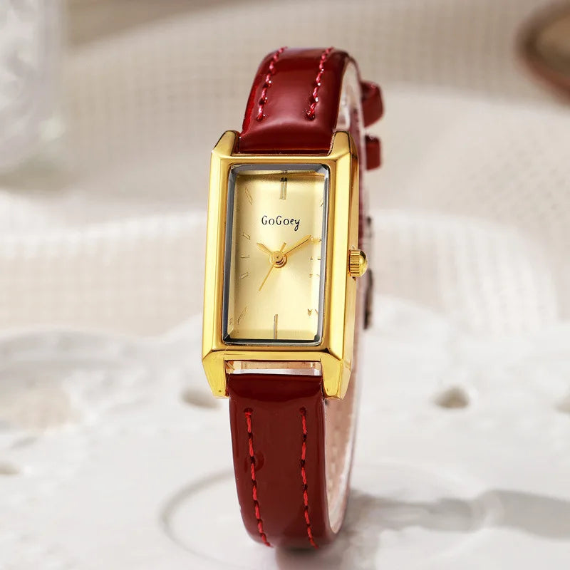 Luxury Watches for Women Retro Female Watch Ladies Belt Black Quartz Wristwatches Montre Femme Relogio Feminino Gifts