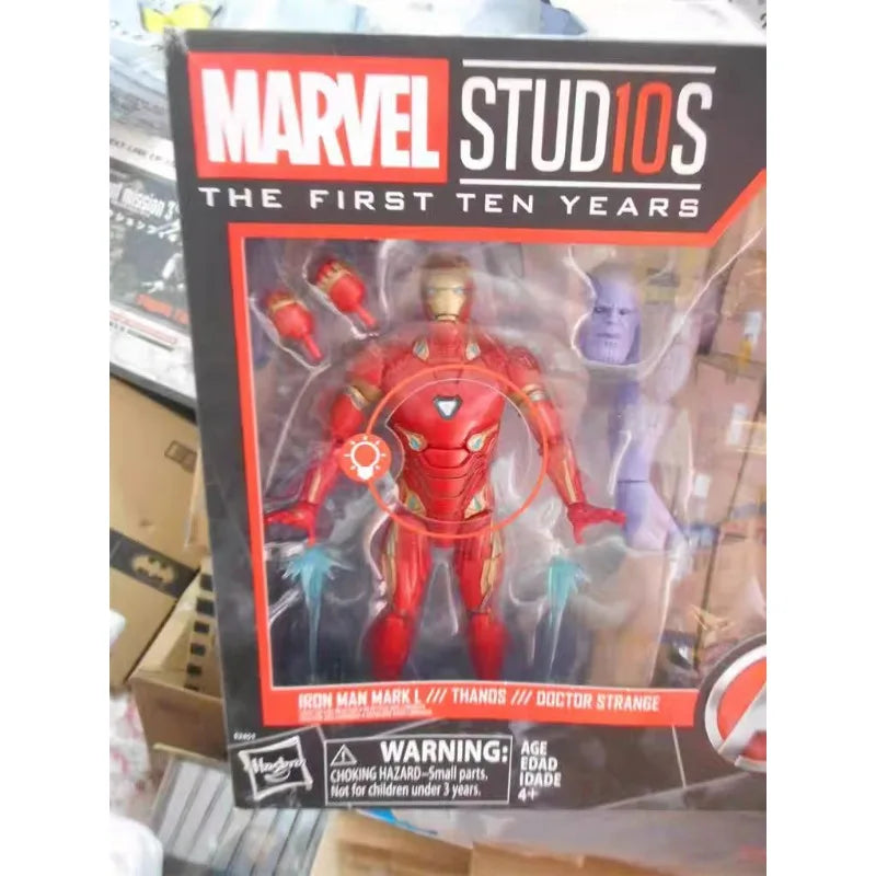 Original Hasbro Marvel IRON MAN MARK 50 IRON SPIDER/HULK HULKBUSTER/IRON MAN MARK L THANOS DOCTOR STRANG Action Toy Figure