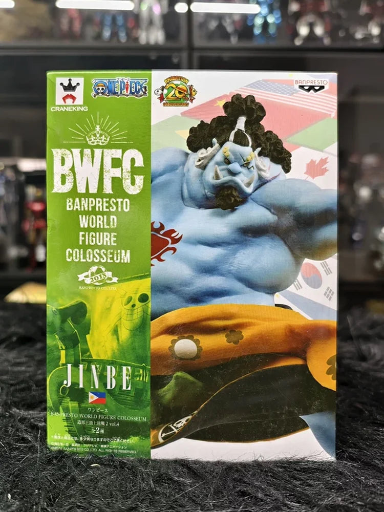 【IN STOCK】Original Banpresto BWFC One Piece Jinbe World Figure Colosseum 25cm Anime Collectible Model Toy Gift