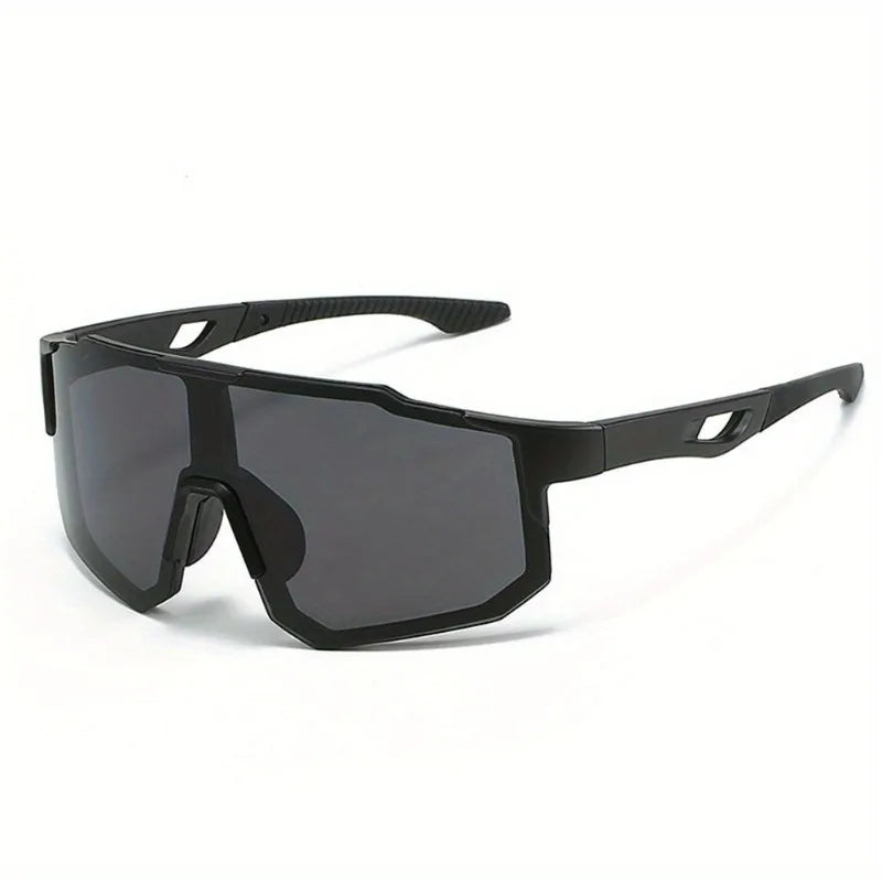 2PCS Large Frame One-Piece Mountain Bike Cycling Sunglasses Fashion Outdoor Sport Climbing Eye Protection Sun Glasses Tide