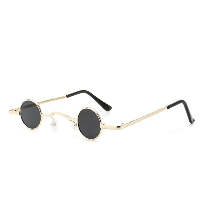 Trendy Retro Round Simple Sunglasses Personalized High-end Men's and Women's Glasses Fashion Trend UV Resistant Eyewears