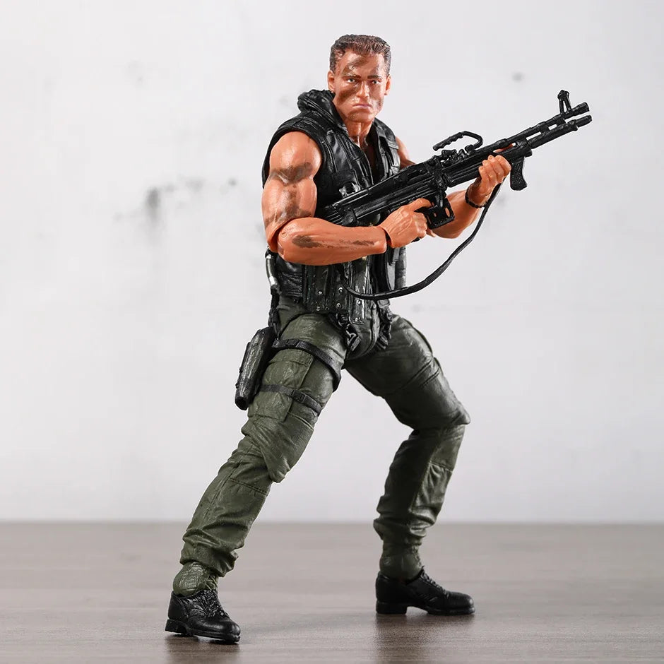NECA Schwarzenegger Commando Action Figure Model Toys Creative Action Collection
