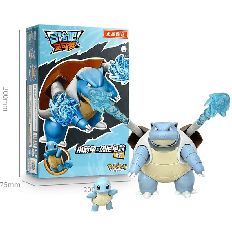 Let's Go! Pokemon Toys Pikachu Charmander Bulbasaur Squirtle Mew Building Blocks