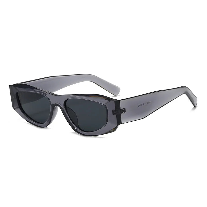 JNPCXI New Polygon Square Sunglasses Women Fashion Green Shades UV400 Retro Men Outdoor Sun Glasses
