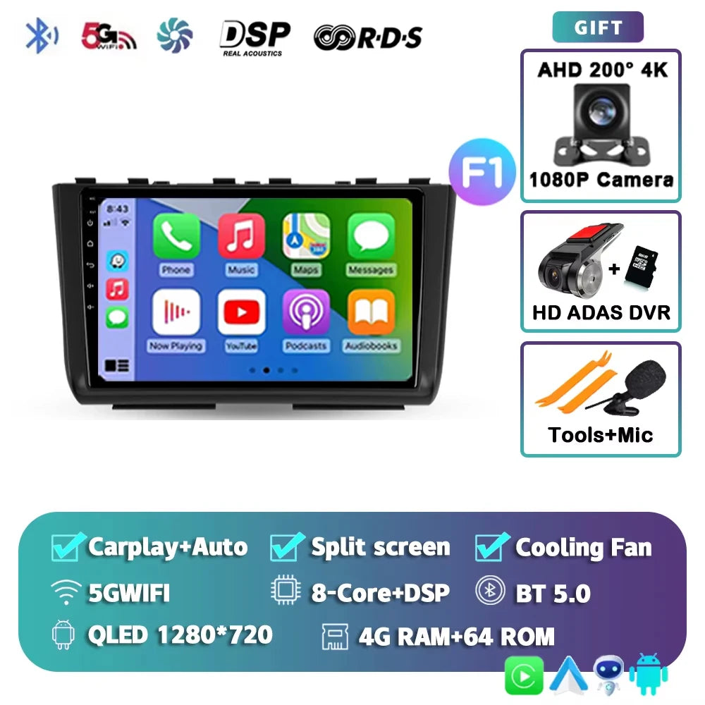 For Hyundai Creta 2 IX25 2021 2K 12+256 QLED Android 15 CarPlay Car Radio Multimedia Video Player GPS stereo Head Unit 4G WIFI
