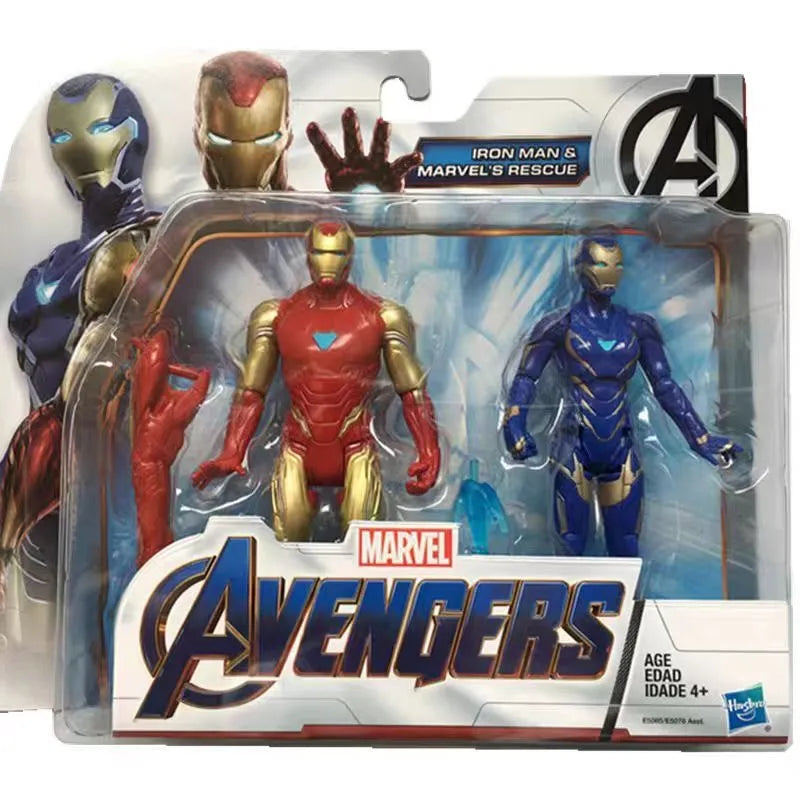 Original Hasbro MARVEL The Avengers THOR&ROCKET RACCOON/CAPTAIN MARVEL&CAPTAIN AMERICA /IRON MAN&MARVEL'S RESCUE Anime Figure