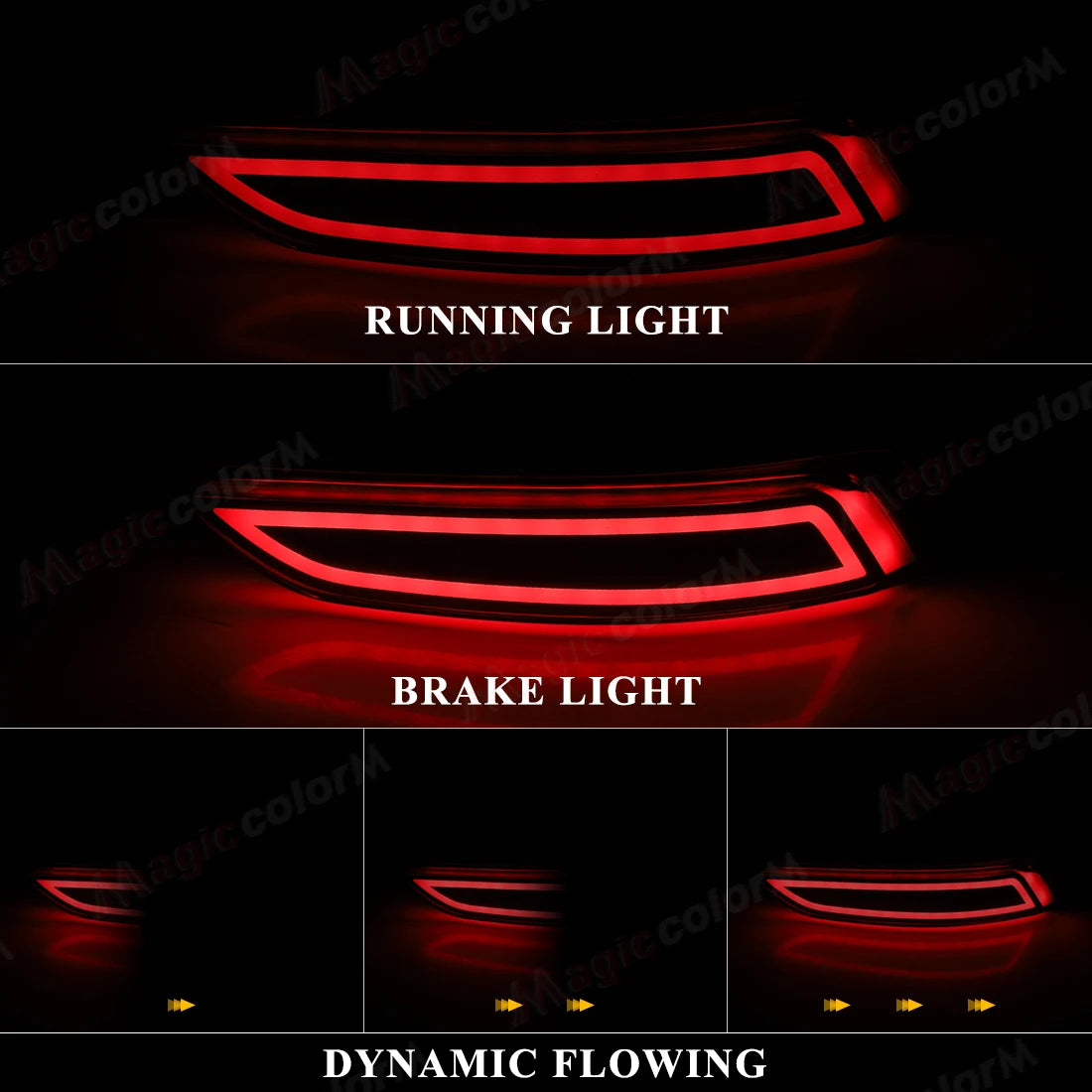 For Toyota Corolla Axio 2015 - 2018 For Lexus LS460 13-17 LS600hL 13-16 Rear Rear Bumper Reflector Lights Brake Turn Signal Lamp