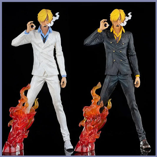 12.6" One Piece Anime Sanji Action Figure Vinsmoke Sanji Figma PVC Model Statue