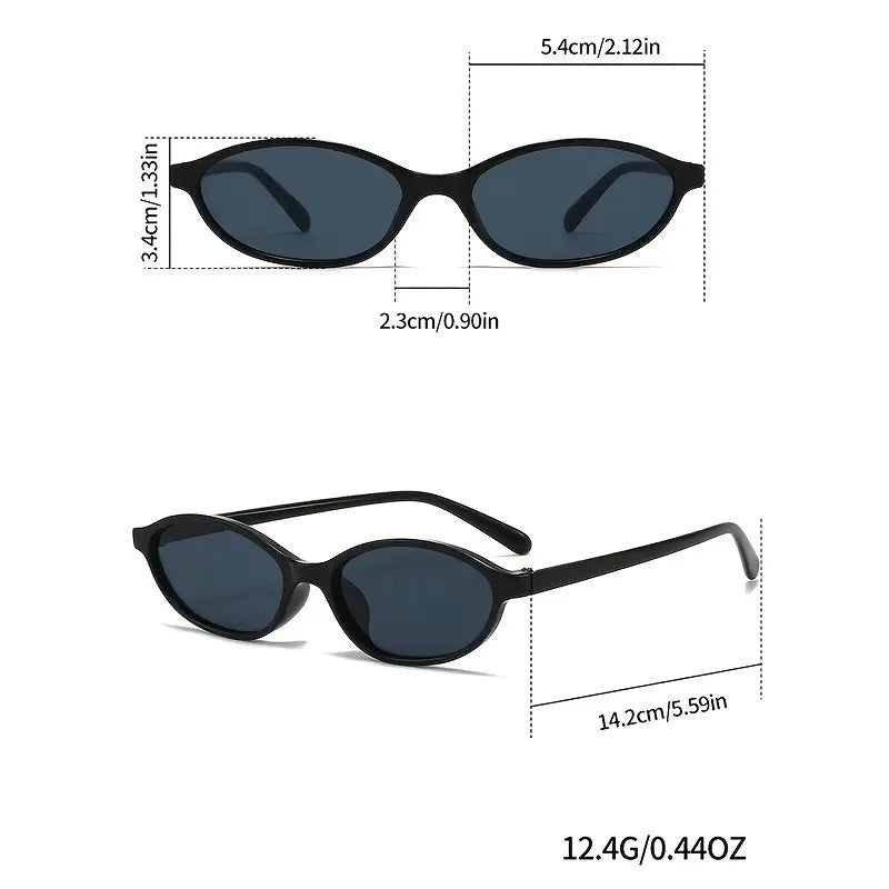 2pcs Square Fashion Personality Net Red Street Shooting Party European And American Trendy for Men And Women