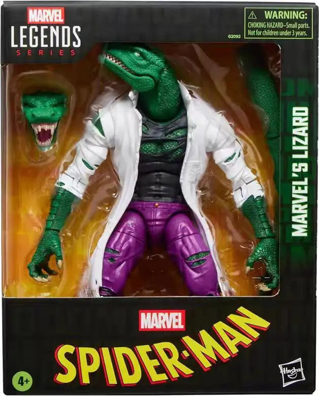 Original Hasbro Marvel Legends Series SPIDER-MAN LIZARD Anime Figure Toy Collection Model