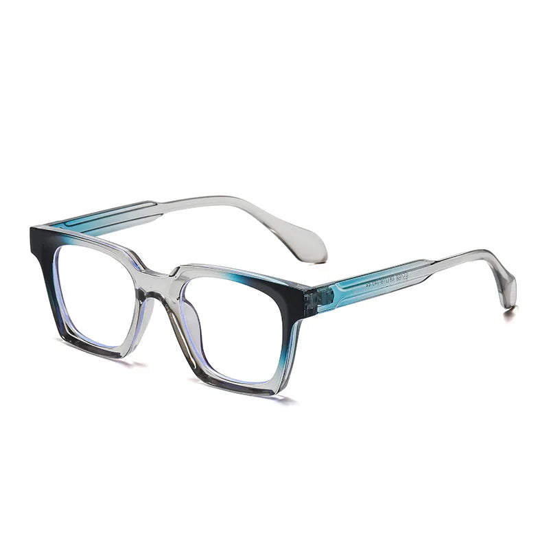 JNPCXI New Square Double Color Sunglasses Women Fashion Shades UV400 Men Trending Sun Glasses