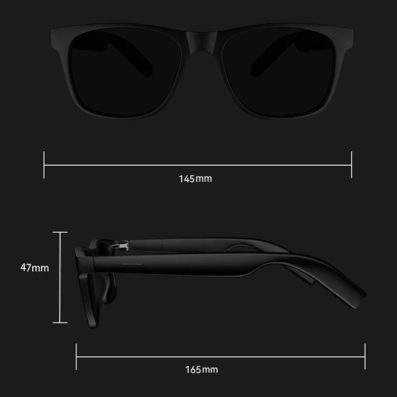Lenovo 2026 NEW Smart Glasses for Adult Bluetooth Touch Photo Camera Voice Assistant Translator Recording Remote Control