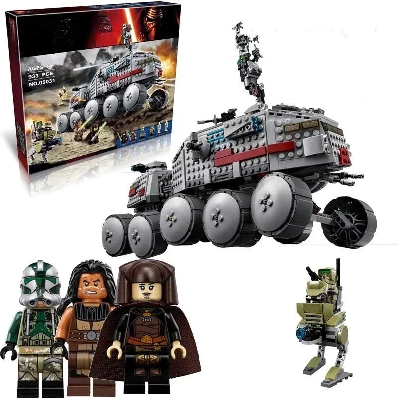 Star Wars Block props model Moc 75151 Scene Turbo Tank children's assembled toys