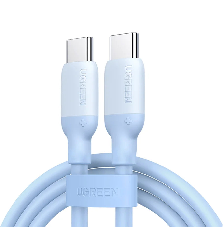 UGREEN 60W USB C To Type C Cable For iPhone 17 16 15 Fast Charging Cable For Macbook Xiaomi Samsung Liquid Silicone USB Cable