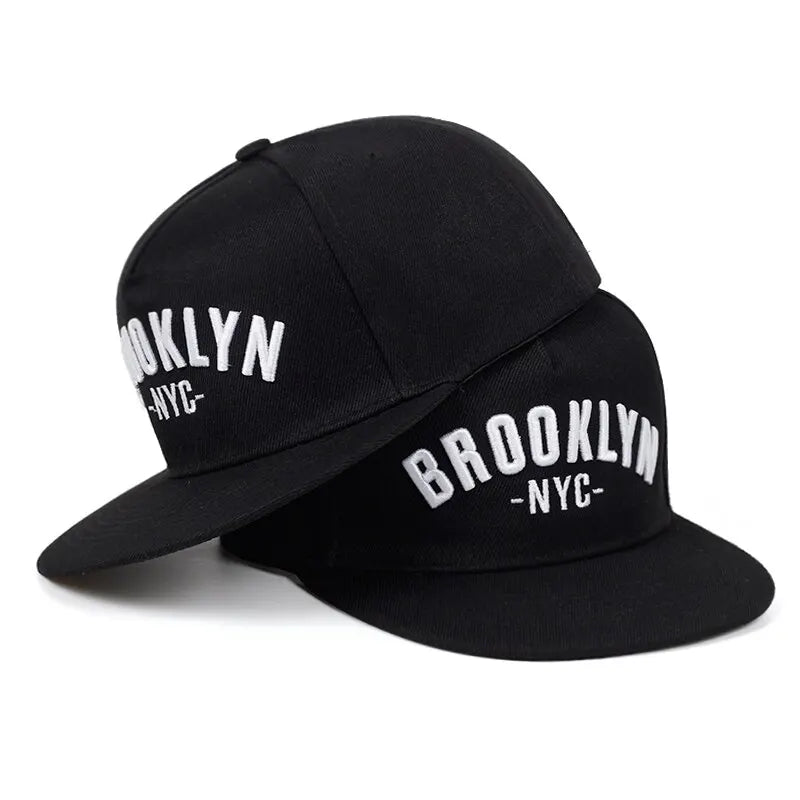 Unisex Brooklyn Letter Embroidery Hip-hop Hats Outdoor Adjustable Baseball Caps