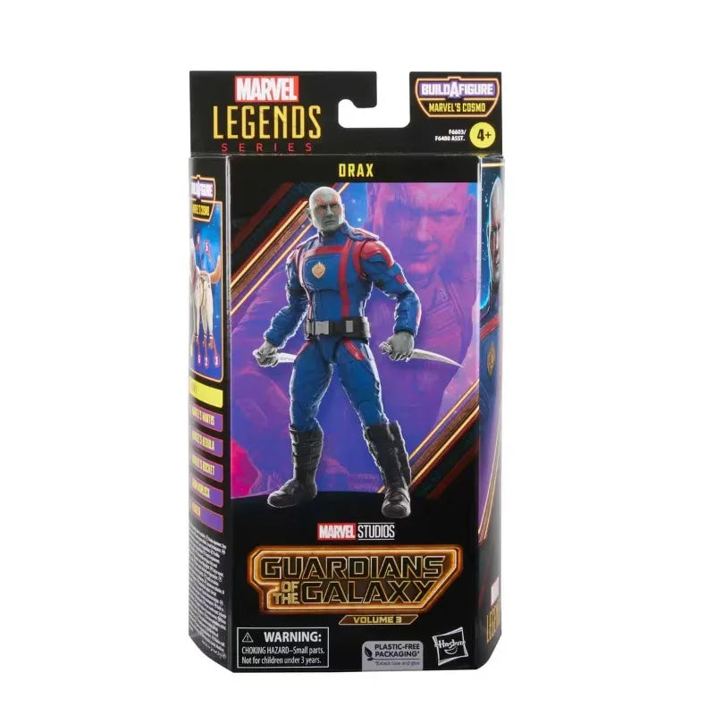 Original Hasbro Marvel Legends Series Star Lord/Rocket/Kraglin/ADAM WARLOCK/Mantis/Drax/Nebula Anime Figures Collection Toys