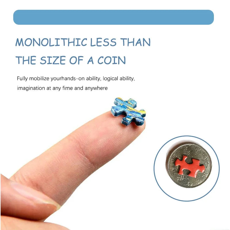 150PCS Mini Test Tube Jigsaw Puzzle The Wolf Decompression Toys Fidget Toys Famous Painting Puzzle Family Game Educational Toy