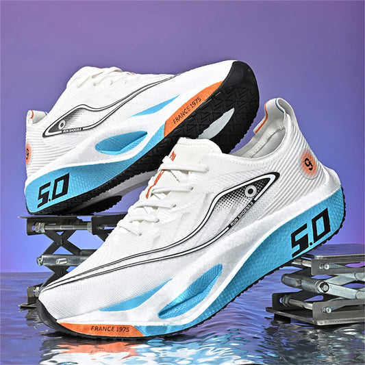 Unisex 2026 Full Carbon Plate Running Shoes Professional Marathon Racing Lightweight Bounce Cushion Breathable Sports Sneakers