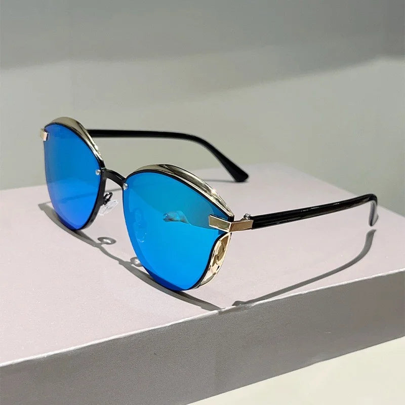 Men's Casual Half Frame Polarized Glasses UV400 Protection TAC Lenses Stylish Square Design Suitable for Daily Wear