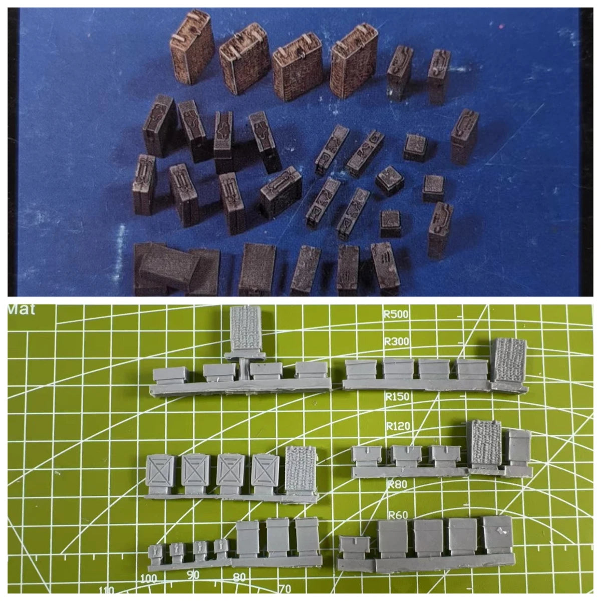 1:35  Resin Model Assembly Kit Resin Scene Modification Stack Grey Model 39099