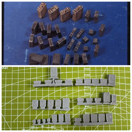 1:35  Resin Model Assembly Kit Resin Scene Modification Stack Grey Model 39099